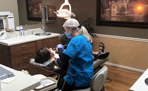 Professional dental cleaning